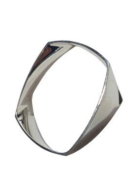 Tiffany & Co. Frank Gehry Sterling Silver Torque Bangle Bracelet #25222